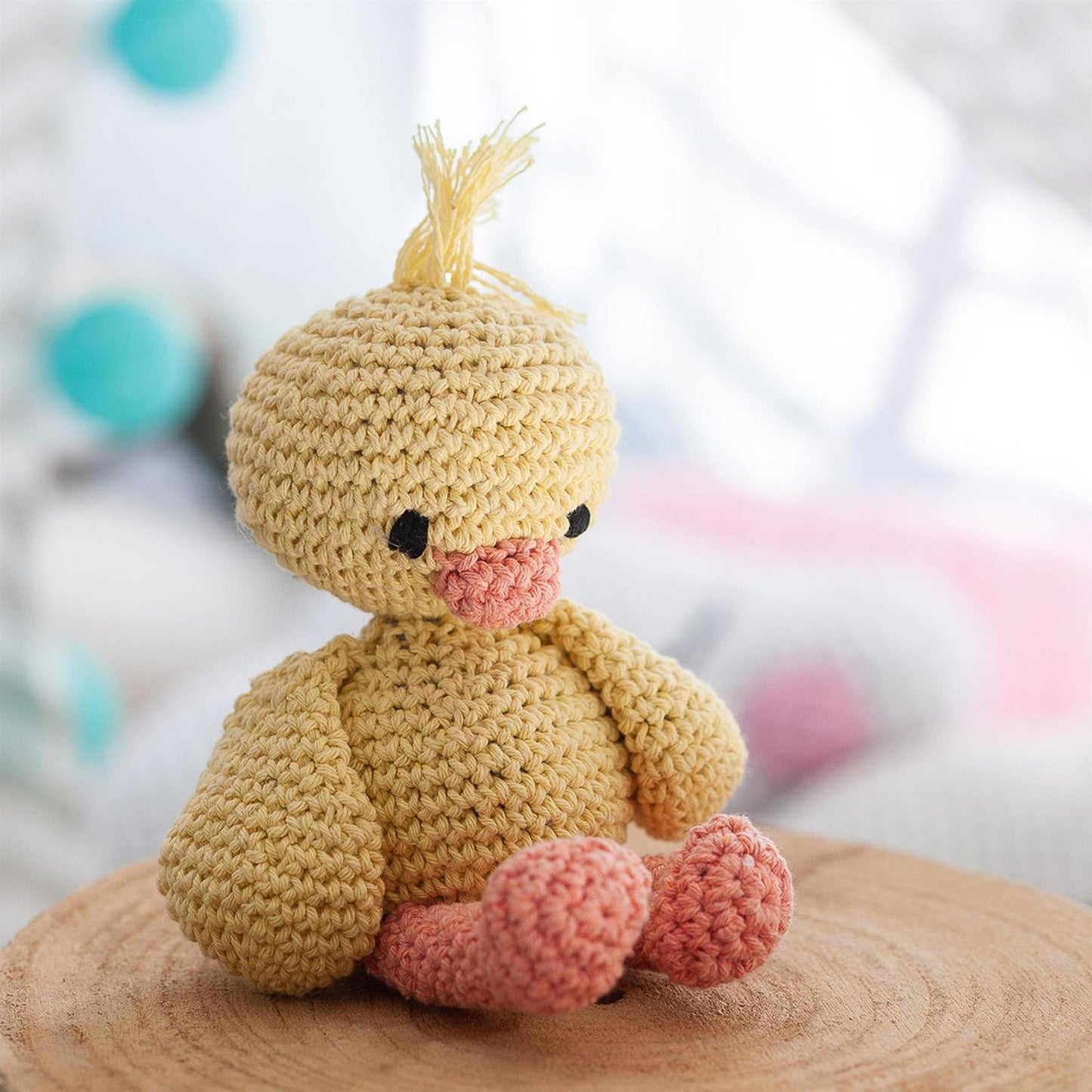 Hoooked Eco Barbante Milano Cotton Duckling Danny Crochet Amigurumi Kit
