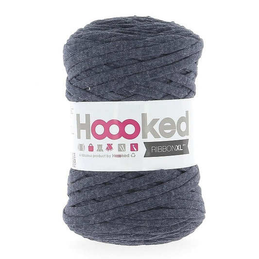 Hoooked RXL SP8 RibbonXL Riverside Jeans 0.8 Cotton T-Shirt Yarn - 120m (393.7'), 250g