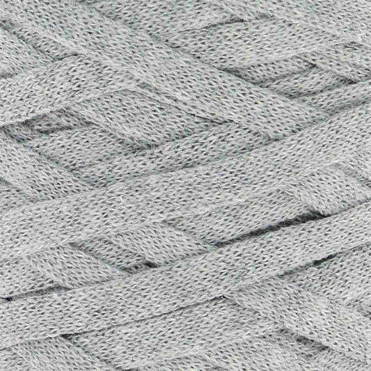 Hoooked RXL41 RibbonXL Silver Grey 0.8 Cotton T-Shirt Yarn - 120m (393.7'), 250g