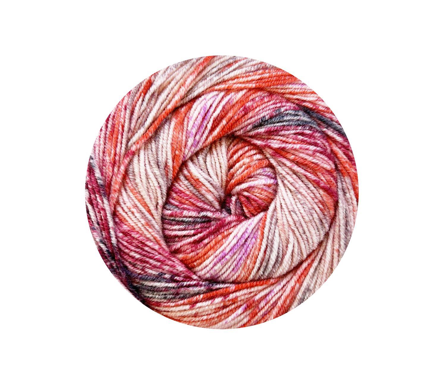 Batik Swirl 80% Acrylic 20% Wool Yarn - 200g Double Knit