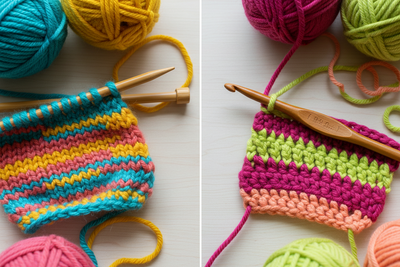 Knitting vs. Crochet: Which One is Your Craft Soulmate?