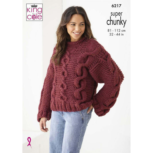 [King Cole] P6217 Pattern - Super Chunky