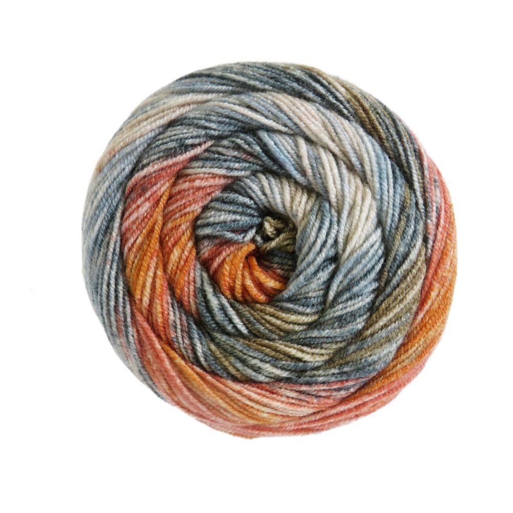 Batik Swirl 80% Acrylic 20% Wool Yarn - 200g Double Knit