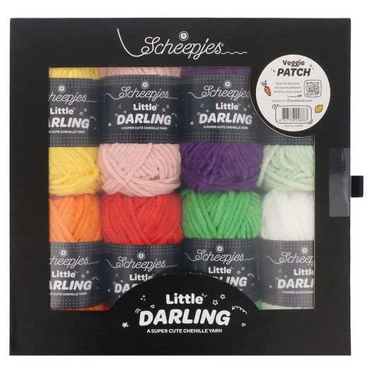 [Scheepjes] 24666 Little Darling Colour Pack Veggie Patch Yarn - 25g Pack of 8