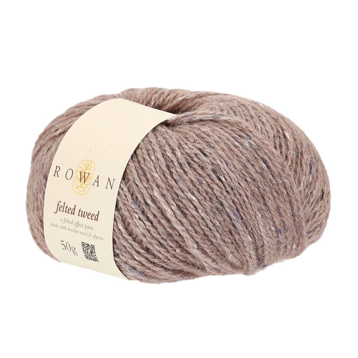 Felted Tweed 50% Wool 25% Alpaca 25% Viscose Yarn - 50g