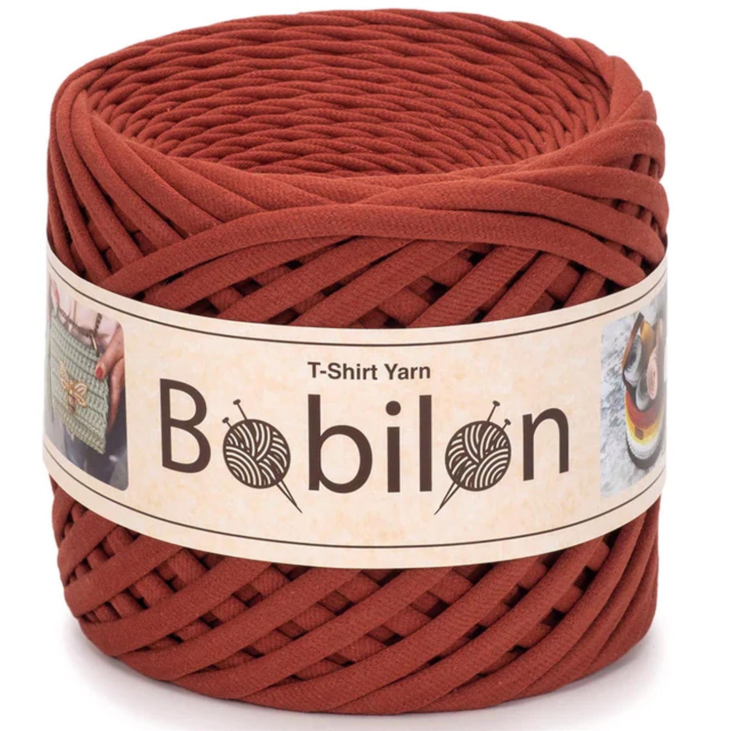 [Bobilon] Medium Canyon Cotton T-Shirt Yarn - 100M, 7-9mm, 320g