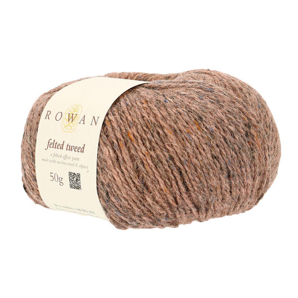 Felted Tweed 50% Wool 25% Alpaca 25% Viscose Yarn - 50g