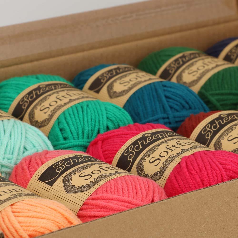 [Scheepjes] 24944 Softfun Colour Pack Floral Fantasy Yarn - 20g