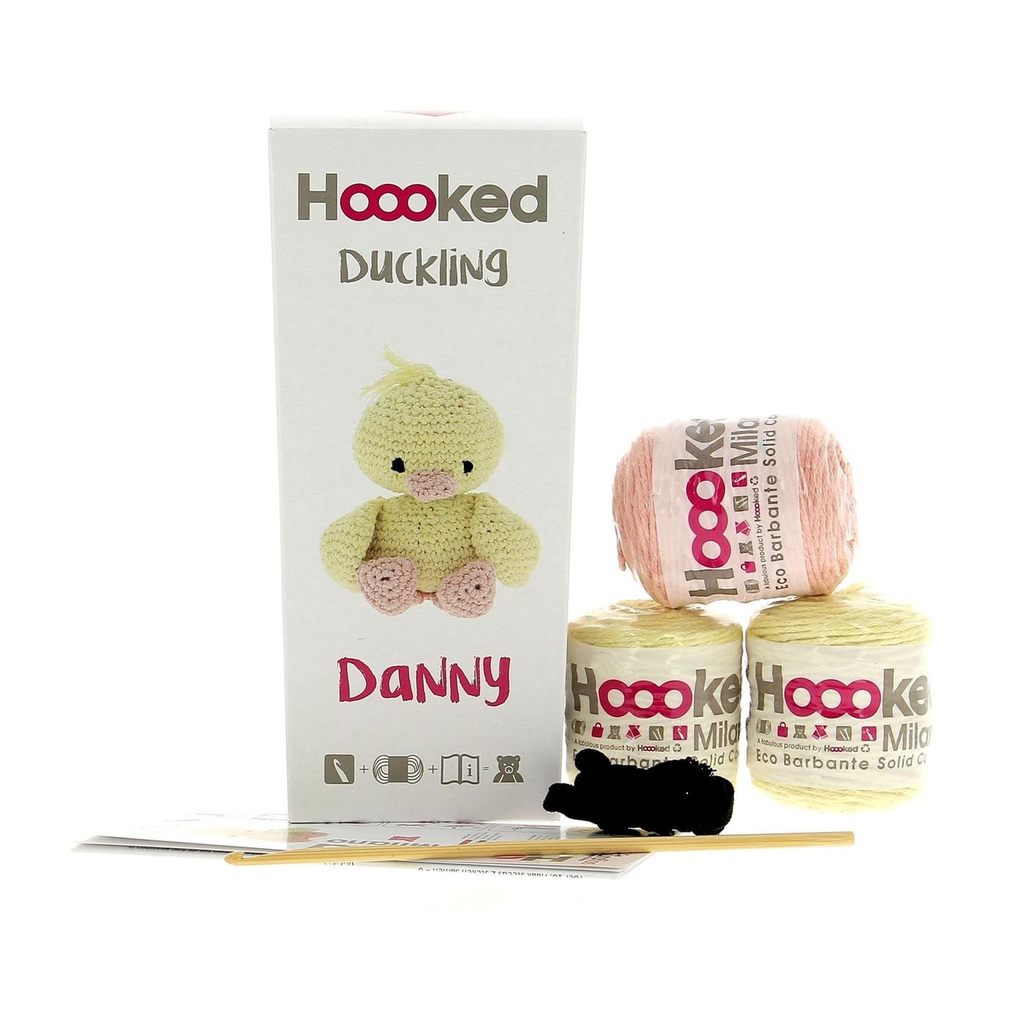 Hoooked Eco Barbante Milano Cotton Duckling Danny Crochet Amigurumi Kit