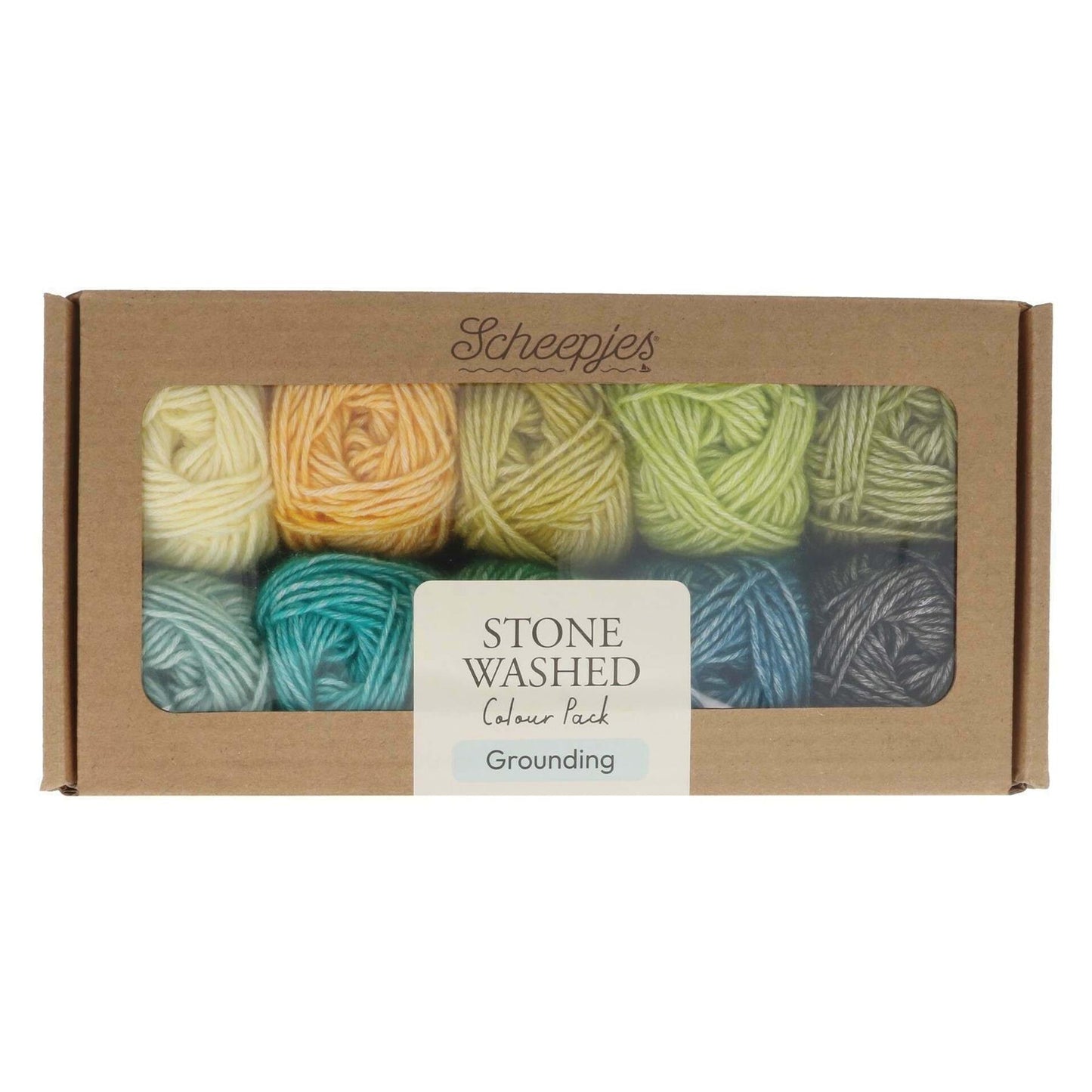 [Scheepjes] 24535 Stone Washed Colour Pack Grounding Yarn - 25g