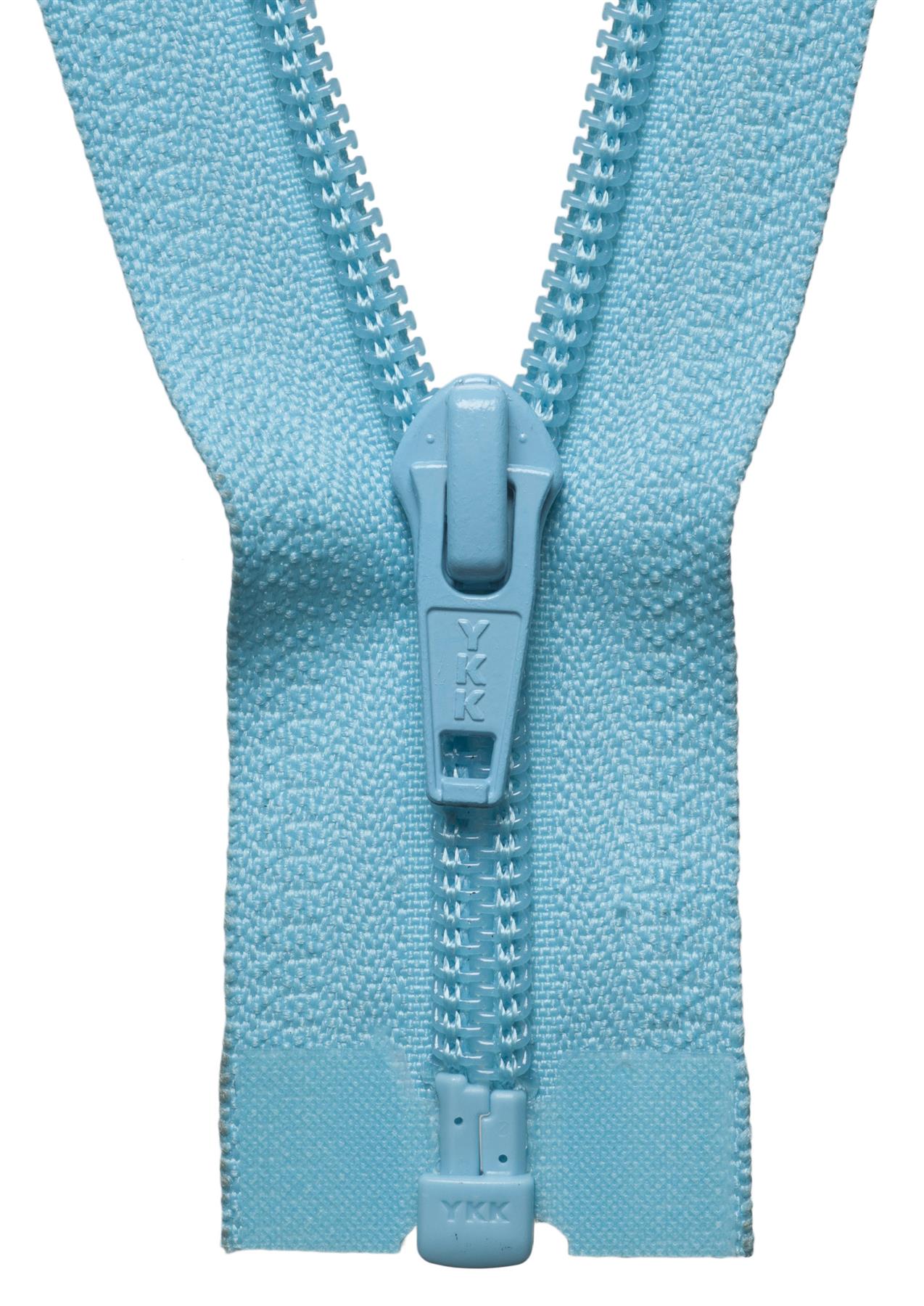 [YKK] Turquoise Nylon Open End Zip - 30Cm