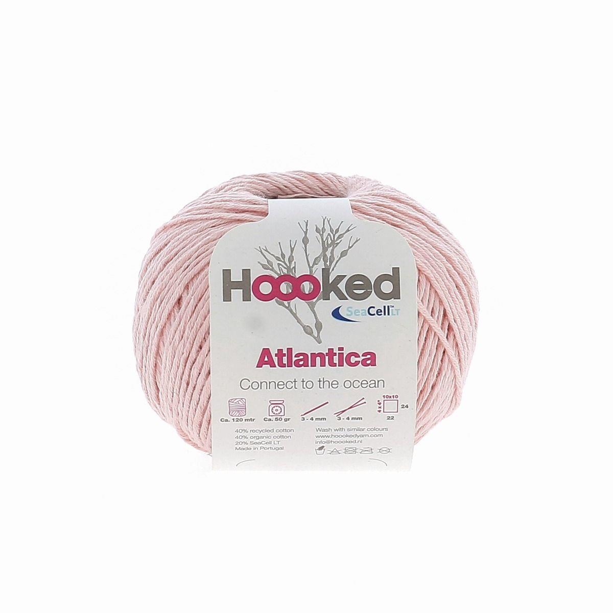 [Hoooked] AT06 Atlantica Shell Pink Seacell Cotton Yarn - 120M, 50g