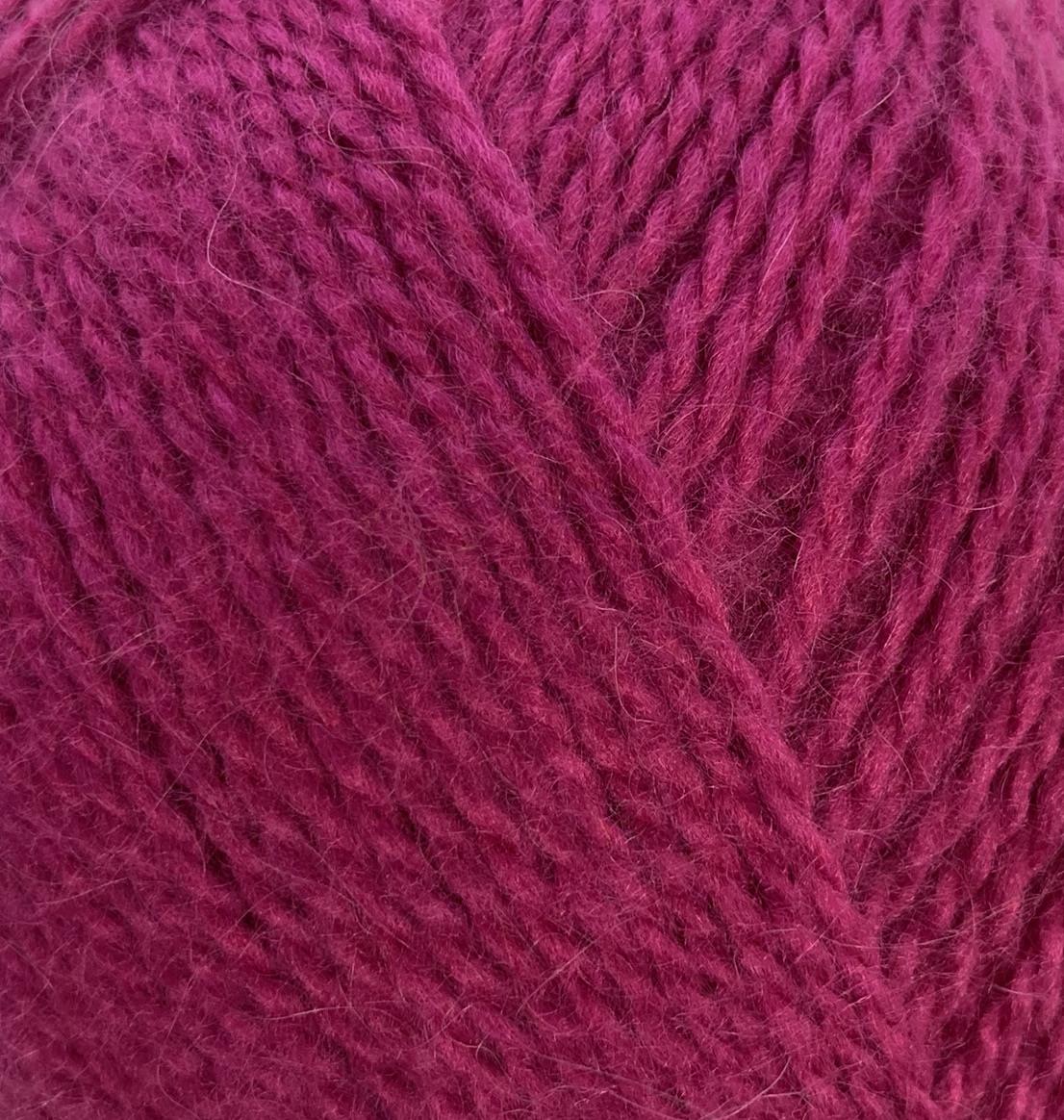 Grace 85% Premium Acrylic, 10% Wool, 5% Mohair Yarn - 100g Aran