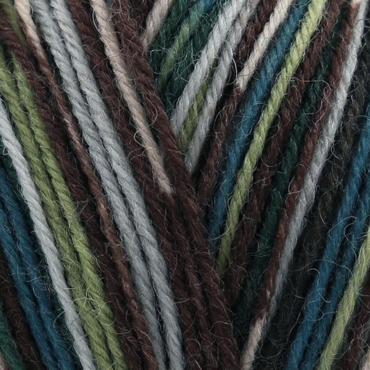 [Stylecraft] 3393817 Head Over Heals Daintree Forest 75% Superwash Wool, 25% Nylon Australia Yarn - 100g 4 Ply
