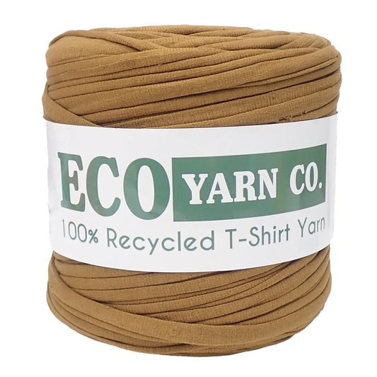 [Eco Yarn Co] Light Brown Cotton T-Shirt Yarn - 120M, 700g