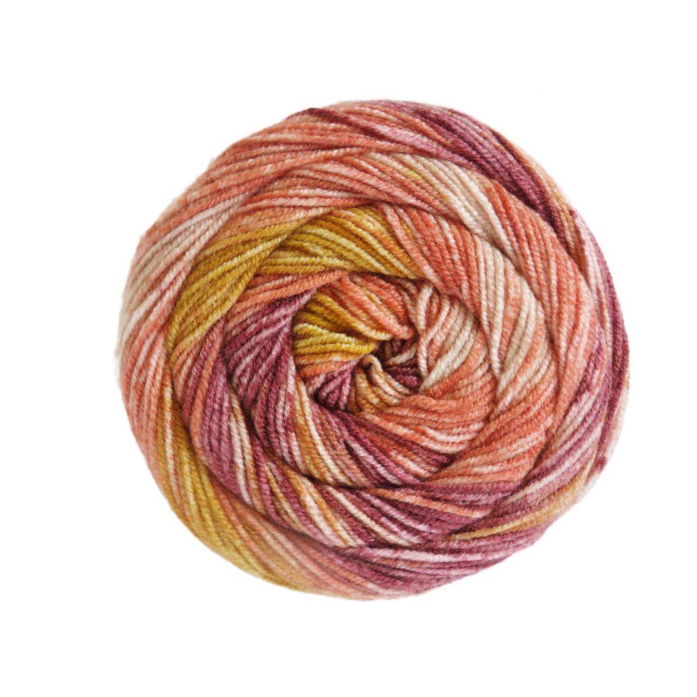 Batik Swirl 80% Acrylic 20% Wool Yarn - 200g Double Knit