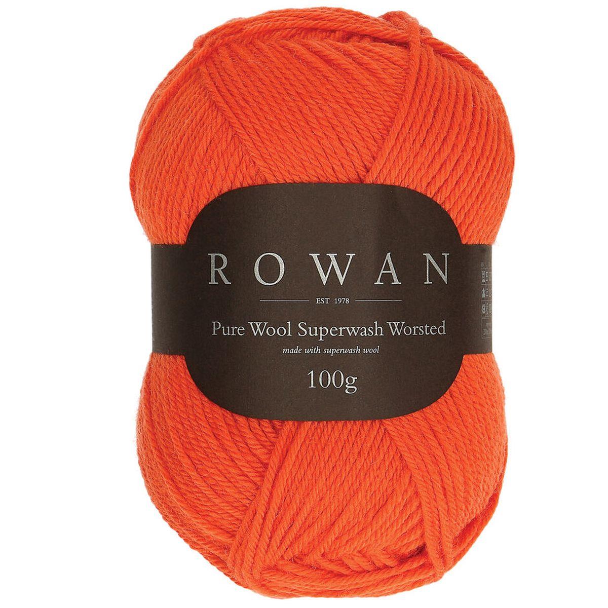 Pure Wool Superwash Worsted 100% Wool Yarn - 100g