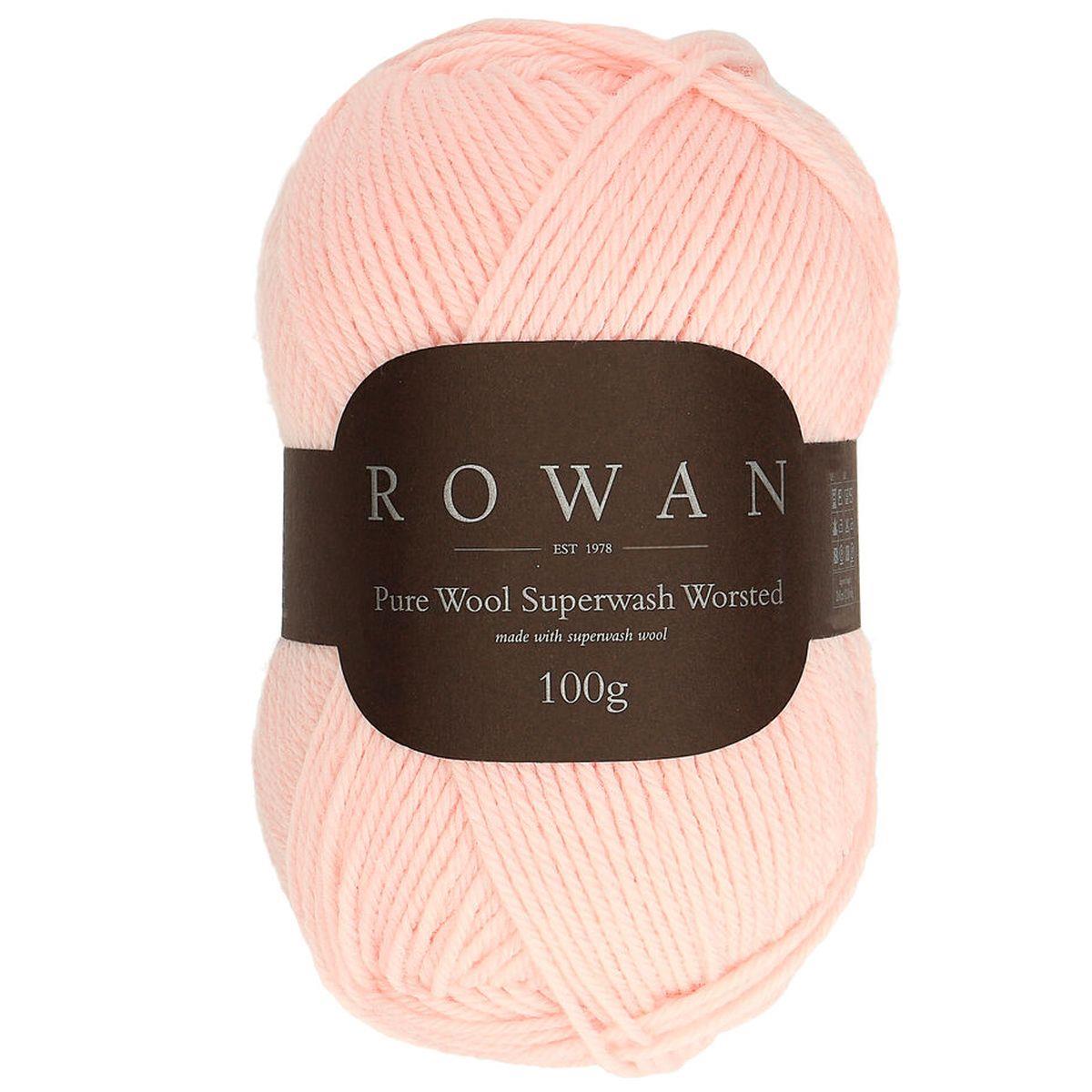 Pure Wool Superwash Worsted 100% Wool Yarn - 100g