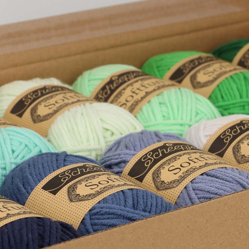 [Scheepjes] 24942 Softfun Colour Pack Ocean Breeze Yarn - 20g