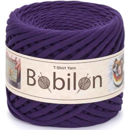 [Bobilon] Mini Violet Cotton T-Shirt Yarn - 100M, 5-7mm, 220g