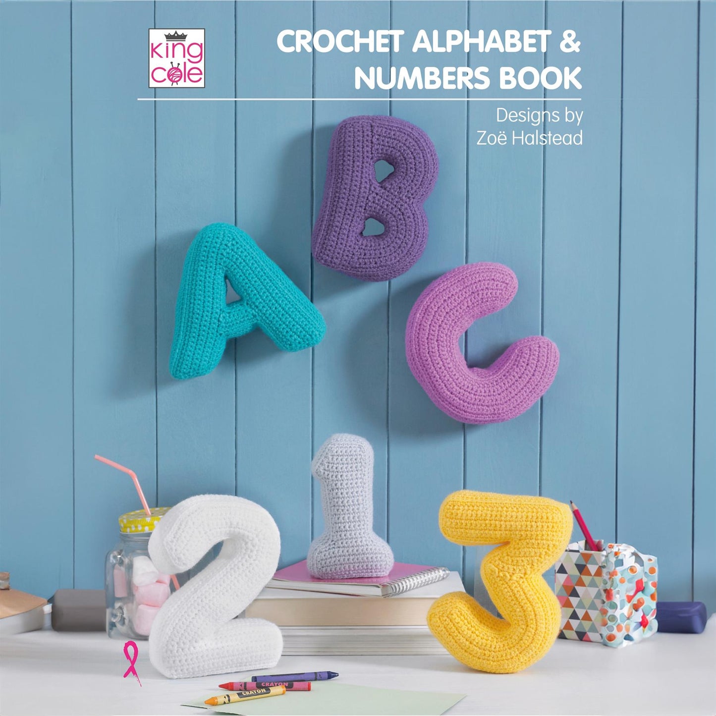 [King Cole] Crochet Alphabet & Numbers Book