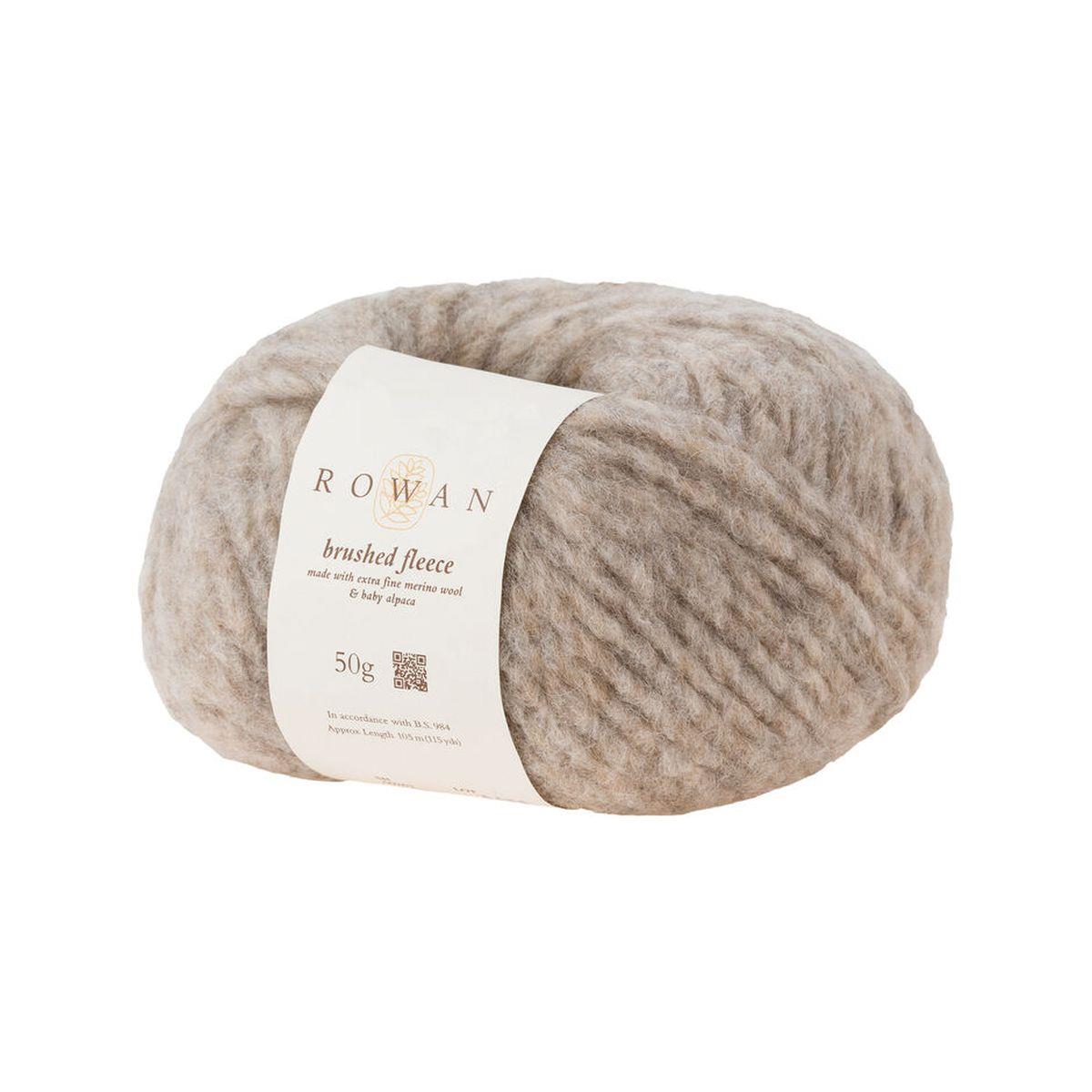 Brushed Fleece 65% Wool 30% Alpaca 5% Polyamide Yarn - 50g