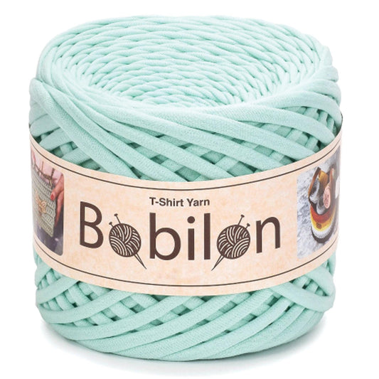 [Bobilon] Medium Mint Cotton T-Shirt Yarn - 100M, 7-9mm, 320g
