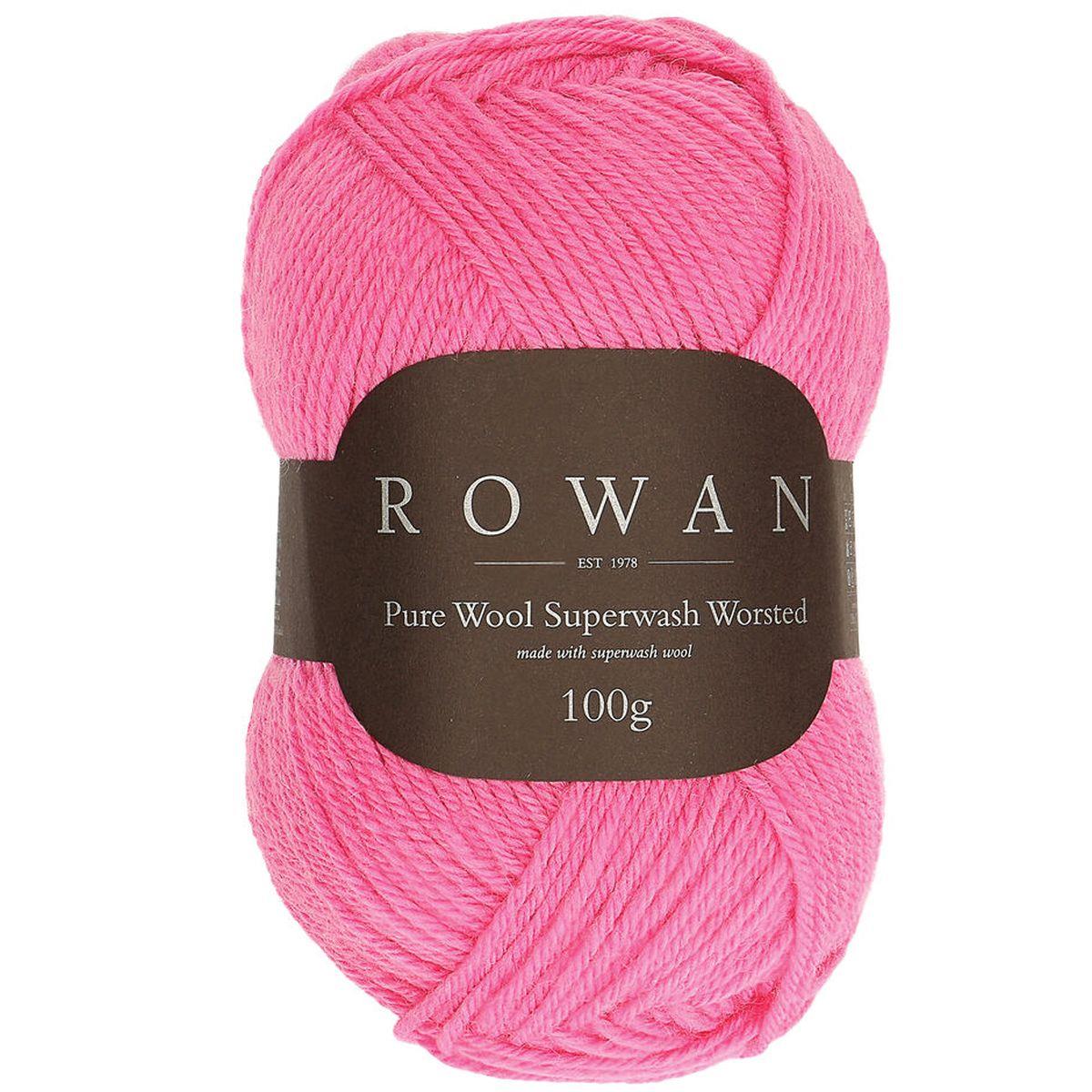 Pure Wool Superwash Worsted 100% Wool Yarn - 100g