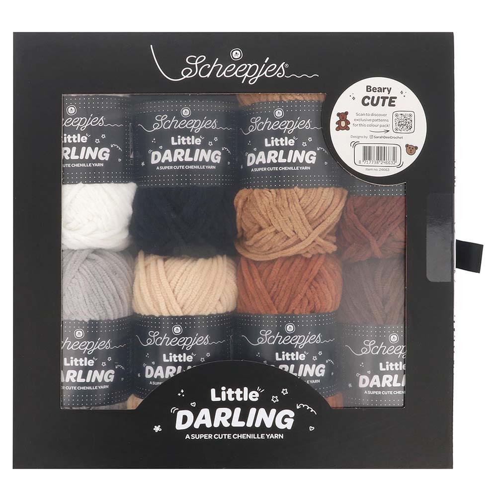 [Scheepjes] 24663 Little Darling Colour Pack Beary Cute Yarn - 25g Pack of 8