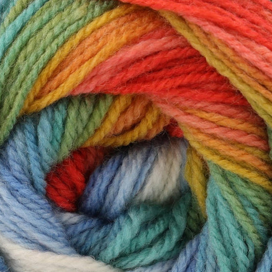 [James C Brett] AU09 Aurora Rainbow Days 80% Premium Acrylic 20% Wool Yarn - 345M, 100g Double Knit