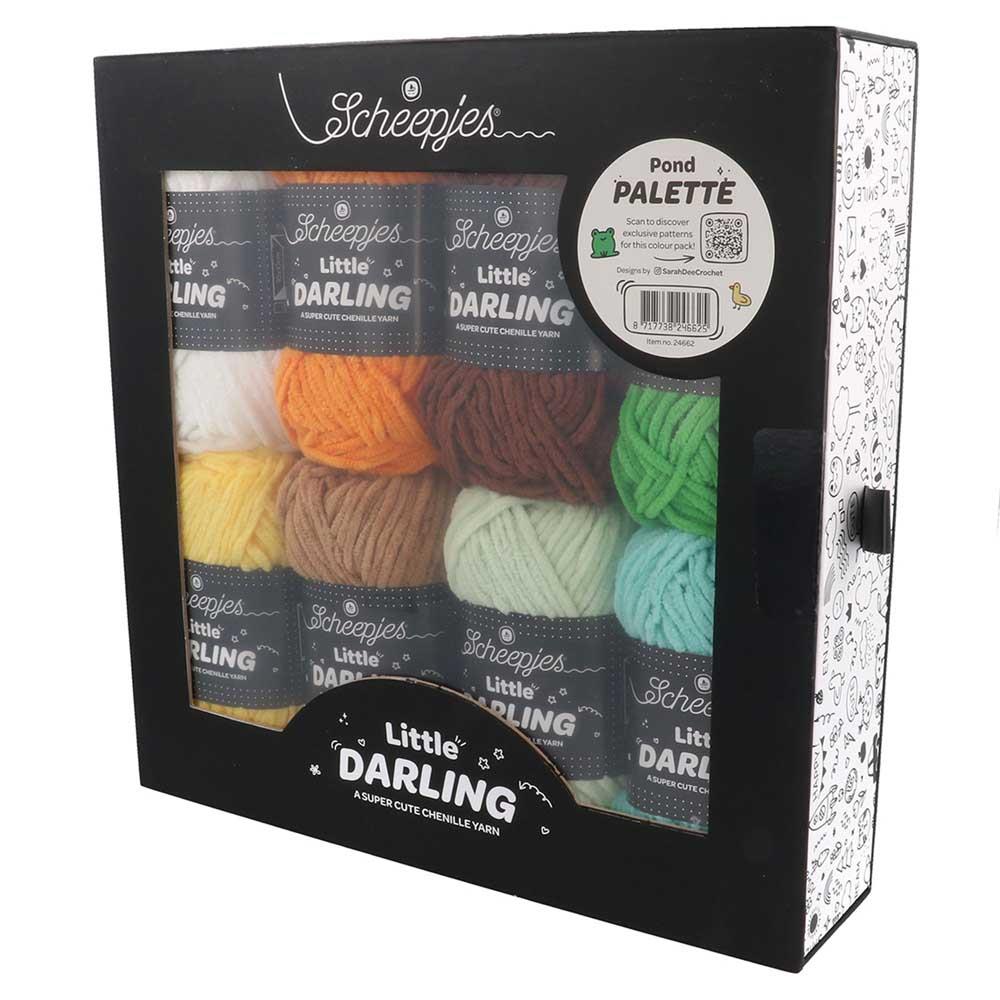 [Scheepjes] 24662 Little Darling Colour Pack Pond Palette Yarn - 25g Pack of 8