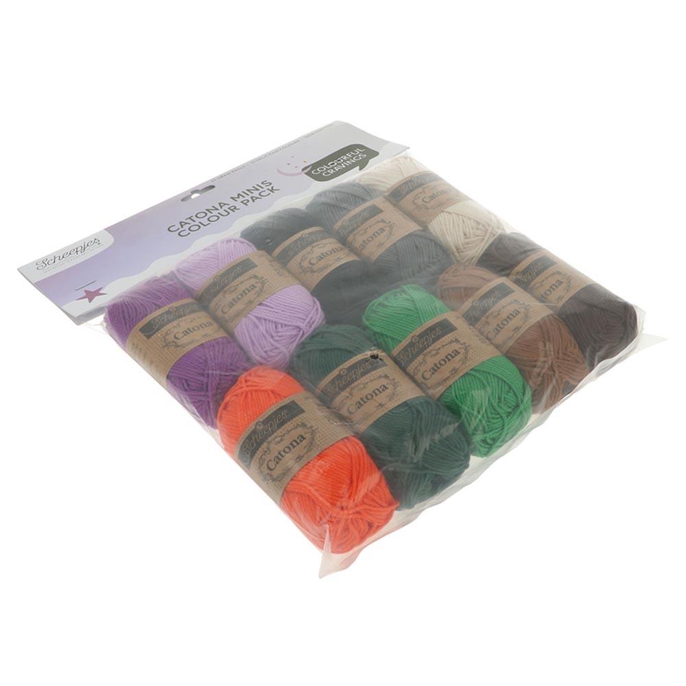 [Scheepjes] 24957 Catona Colour Pack Midnight Feast Yarn - 25g
