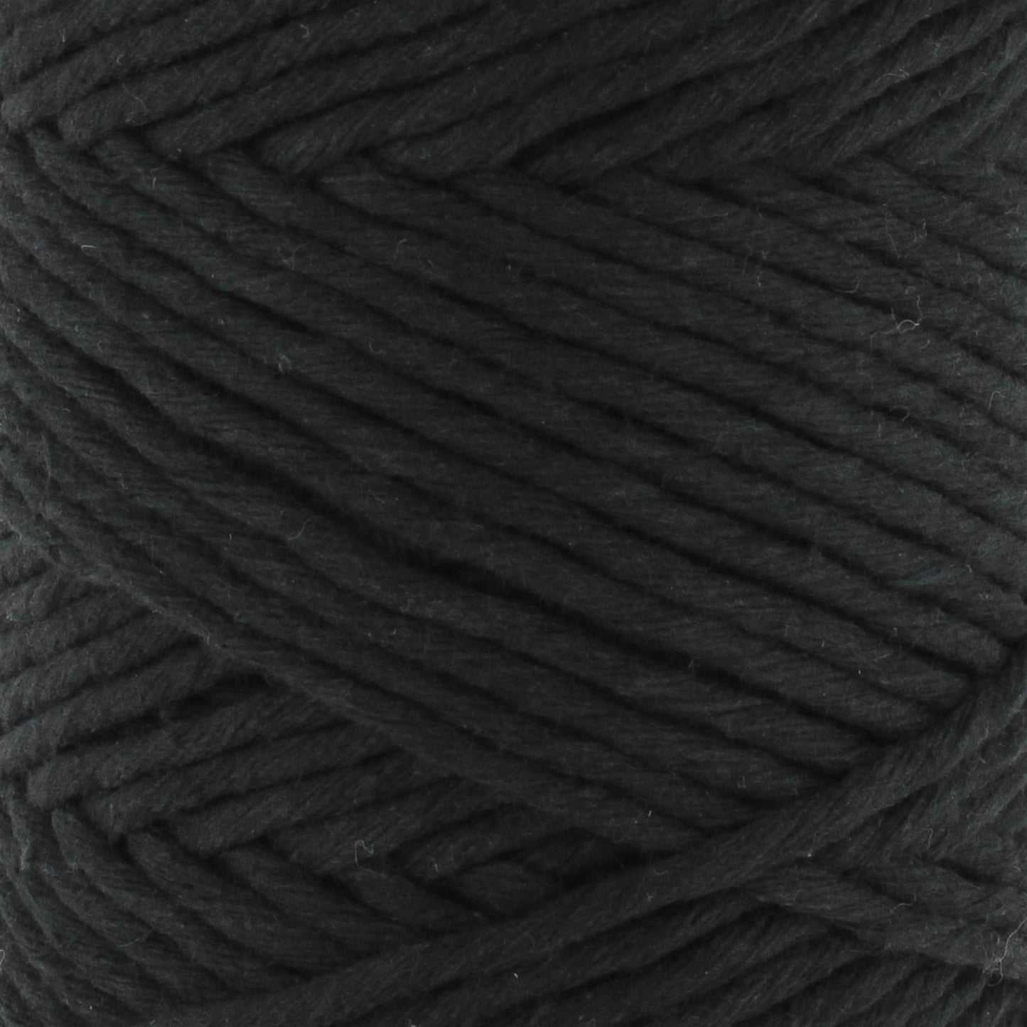 Hoooked Spesso Chunky Cotton Noir Black Cotton Yarn - 127m (416.7'), 500g