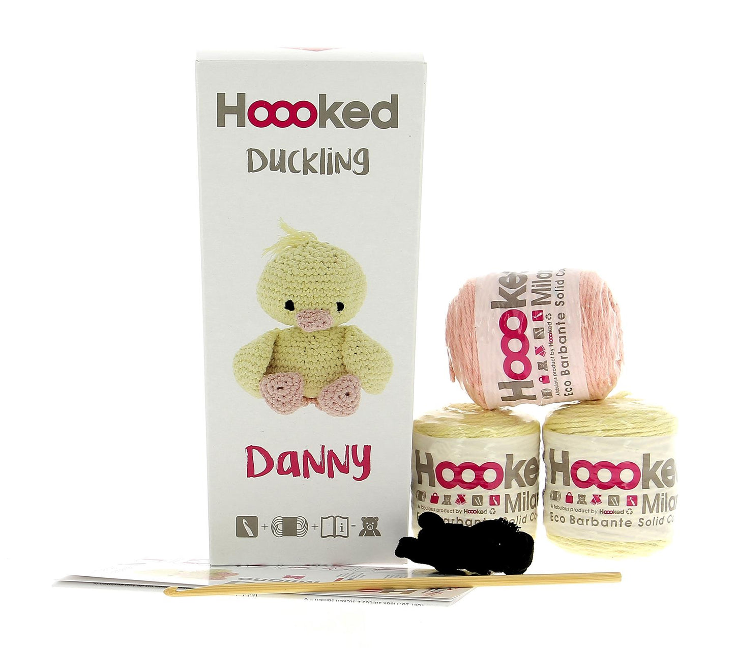 Hoooked Eco Barbante Milano Cotton Duckling Danny Crochet Amigurumi Kit
