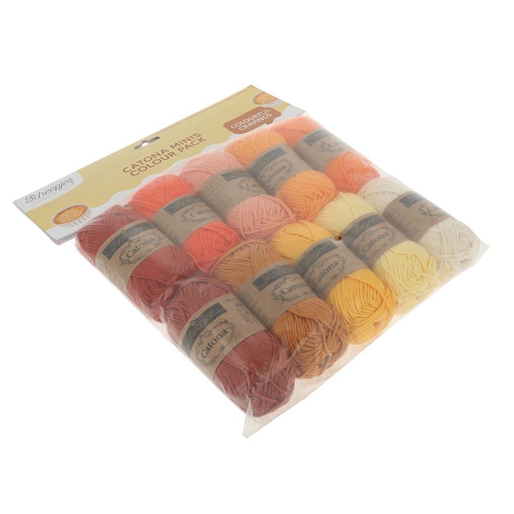 [Scheepjes] 24958 Catona Colour Pack Creme Brulee Yarn - 25g