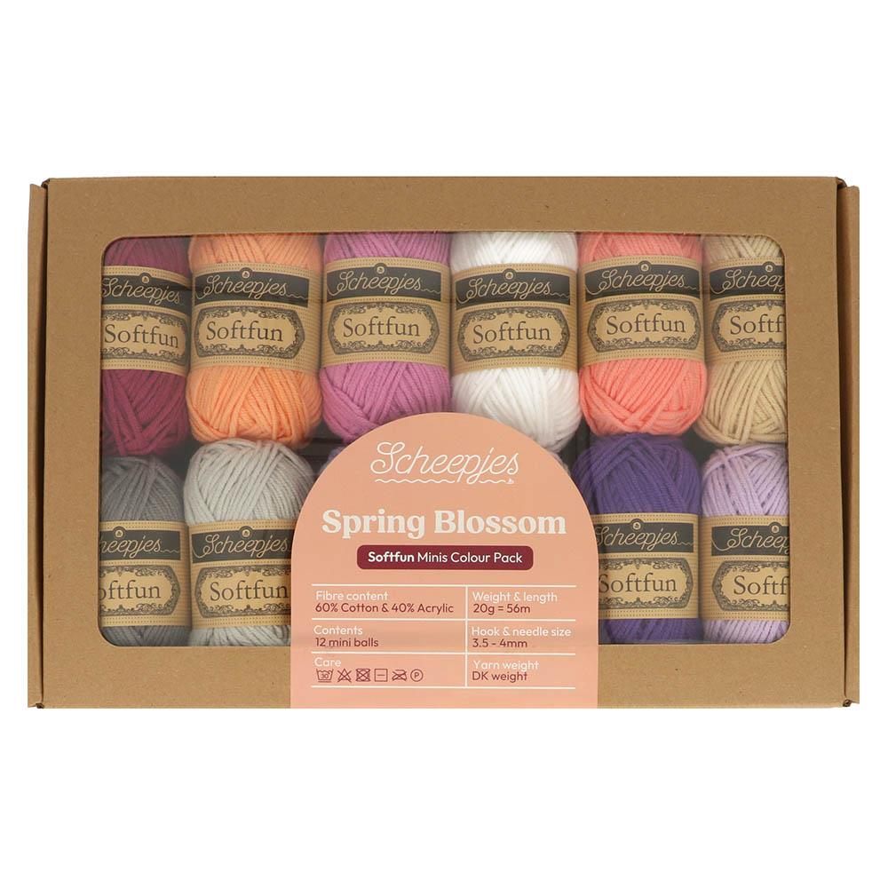 [Scheepjes] 24943 Softfun Colour Pack Spring Blossom Yarn - 20g