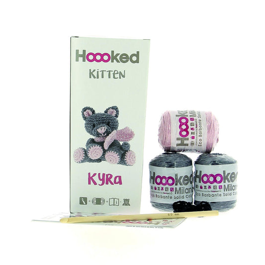 Hoooked Eco Barbante Milano Cotton Kitten Kyra Crochet Amigurumi Kit