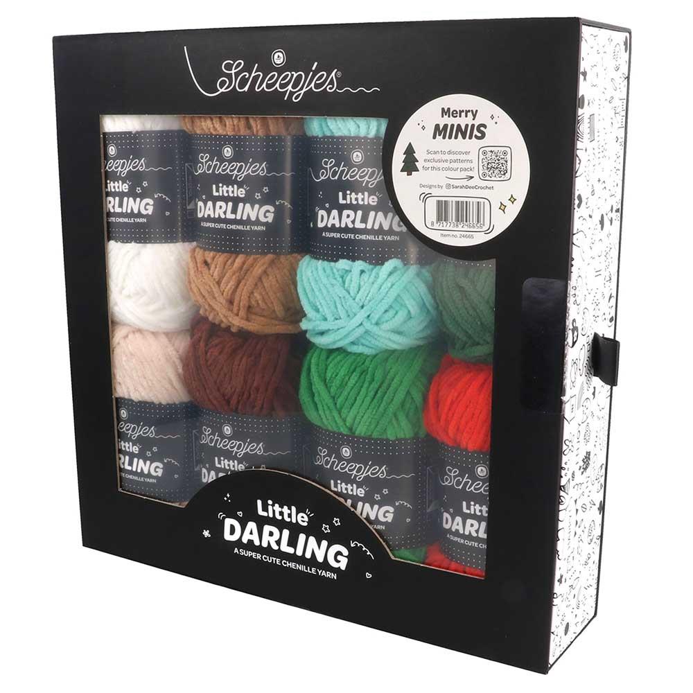 [Scheepjes] 24665 Little Darling Colour Pack Merry Minis Yarn - 25g Pack of 8