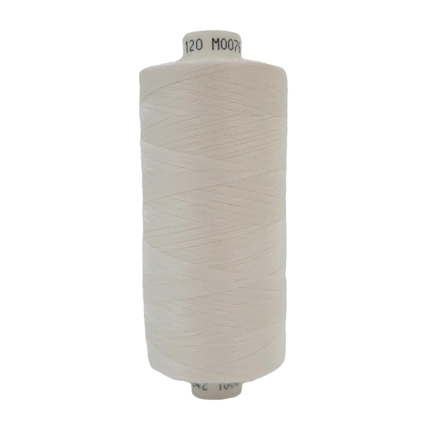 [Moon Thread] M0076 Ivory Spun Polyester Sewing Thread - 1000M