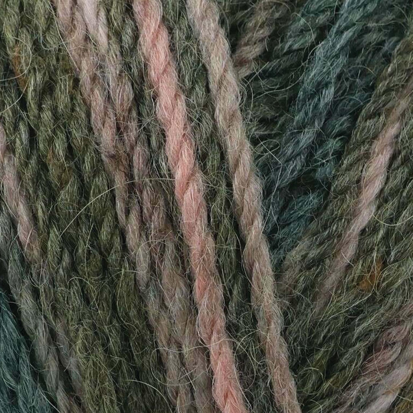 [King Cole] Homespun Prism Evergreens Yarn - 110M, 50g Aran
