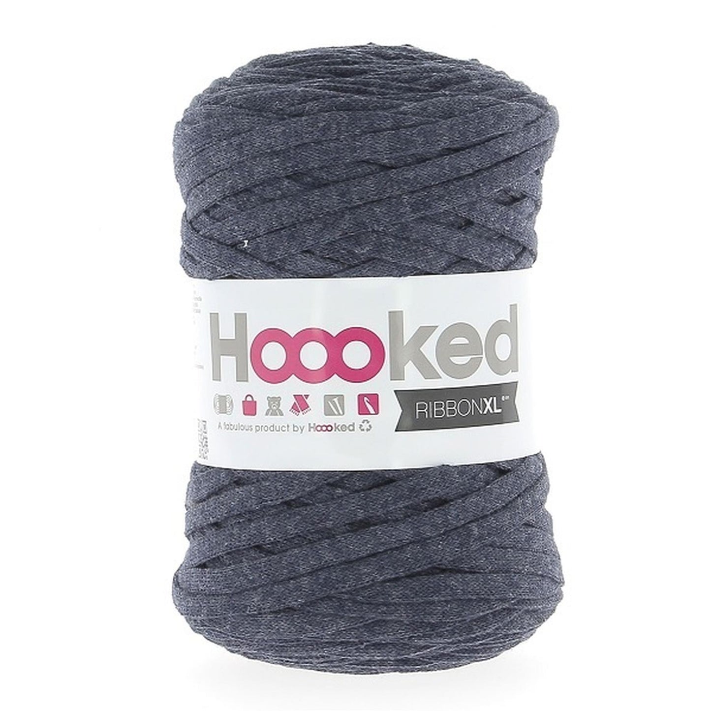 Hoooked RXL SP8 RibbonXL Riverside Jeans 0.8 Cotton T-Shirt Yarn - 120m (393.7'), 250g