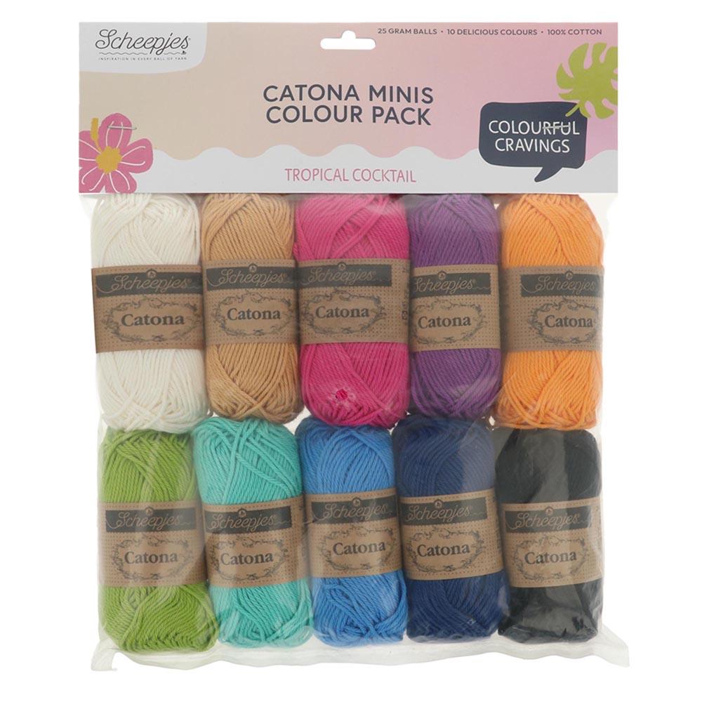 [Scheepjes] 24950 Catona Colour Pack Tropical Cocktail Yarn - 25g