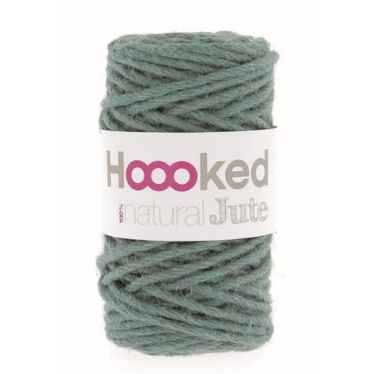 Hoooked Lush Petrol Jute Cotton Yarn - 45m (147.6'), 300g