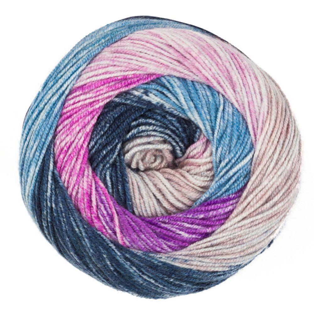 Batik Swirl 80% Acrylic 20% Wool Yarn - 200g Double Knit