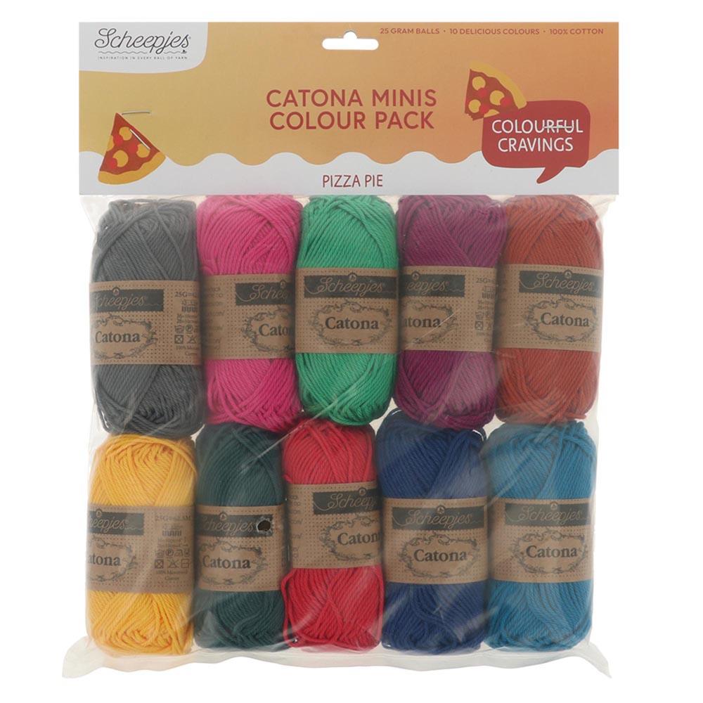 [Scheepjes] 24956 Catona Colour Pack Pizza Pie Yarn - 25g