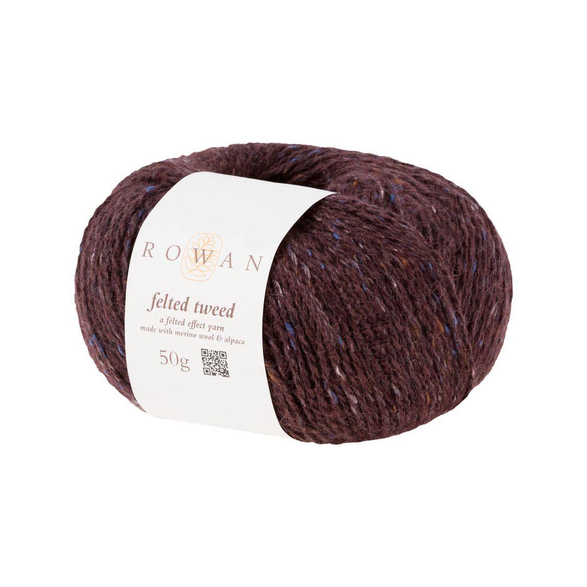 Felted Tweed 50% Wool 25% Alpaca 25% Viscose Yarn - 50g