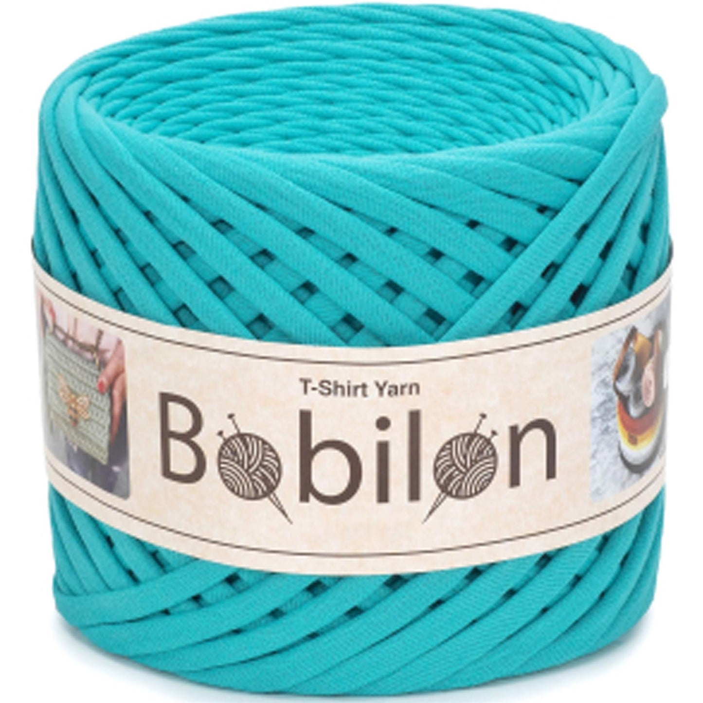 [Bobilon] Mini Tiffany Cotton T-Shirt Yarn - 100M, 5-7mm, 220g