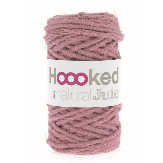Hoooked Tea Rose Jute Cotton Yarn - 45m (147.6'), 300g