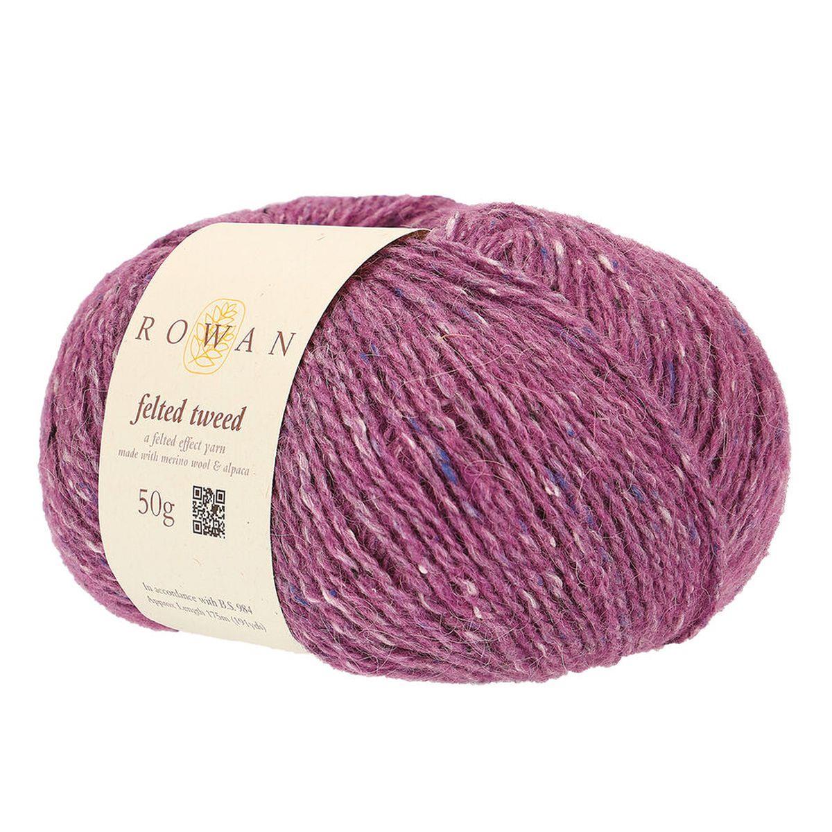 Felted Tweed 50% Wool 25% Alpaca 25% Viscose Yarn - 50g