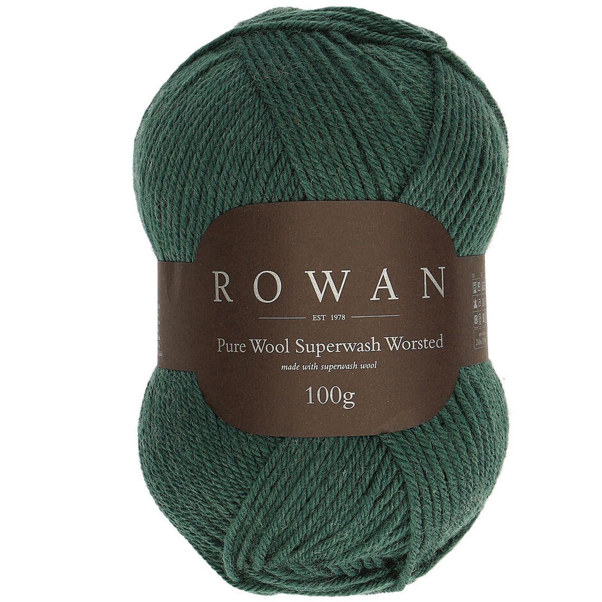 Pure Wool Superwash Worsted 100% Wool Yarn - 100g